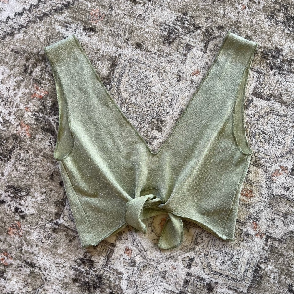Montce Jade Sparkle Sheer Kim Top